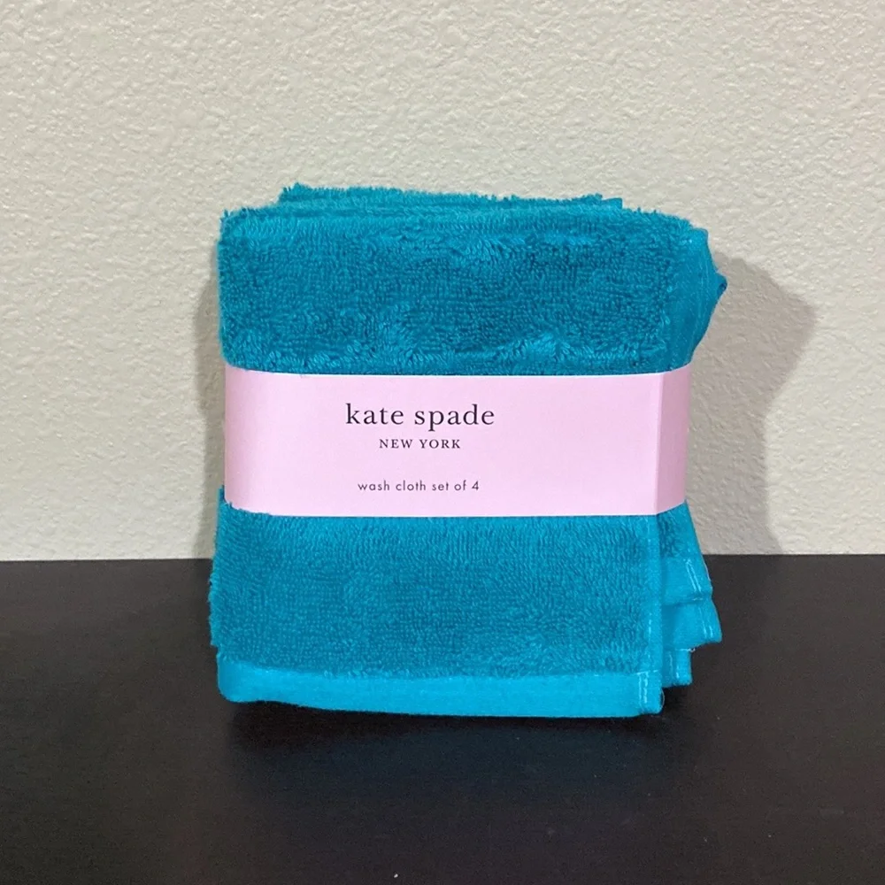 🎉HP🎉 NWT Kate Spade ♠️ washcloths set of 4